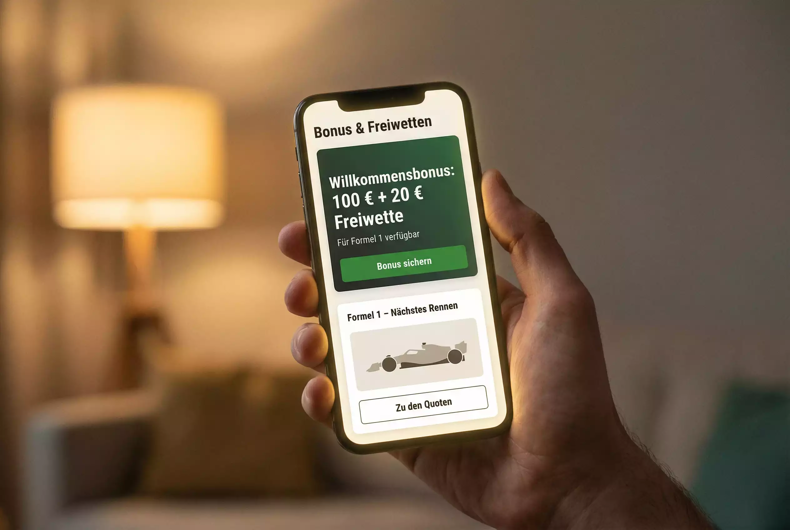 F1 Wetten mit Bonus